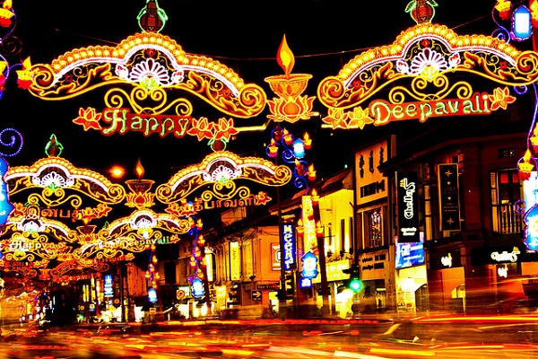 Deepavali Festival of Lights in Little India Singapore